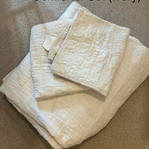 Hearth & Hand Cream Quilted Bedding